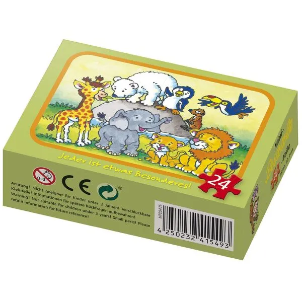 Produktbild des Artikels Mini-Puzzle: Zootiere ()