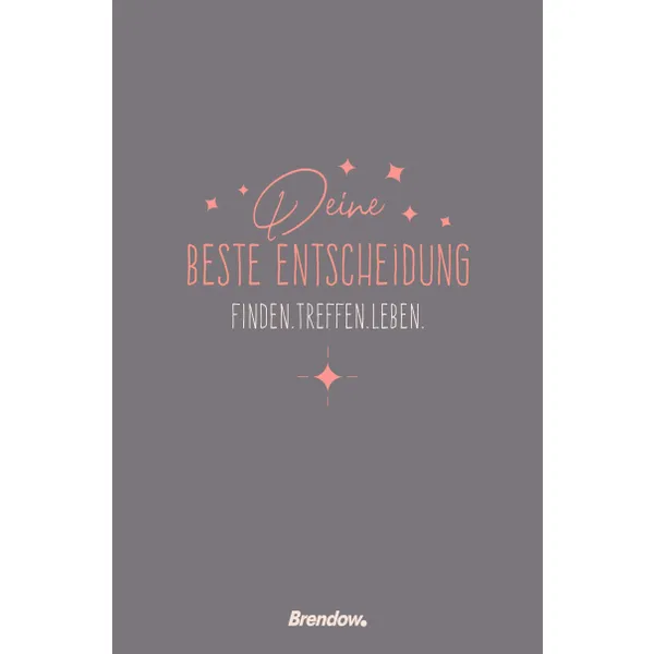 Produktbild des Artikels Deine beste Entscheidung - finden.treffen.leben. (Buch - Gebunden)