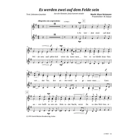 Produktbild des Artikels Es werden zwei auf dem Felde sein (Noten - Download)