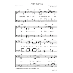 Produktbild des Artikels Voll Sehnsucht (Noten - Download)