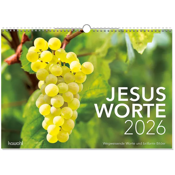 Produktbild des Artikels Jesus Worte 2026 (Kalender - Spiralbindung)