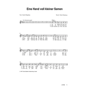 Produktbild des Artikels Eine Hand voll kleiner Samen (Noten - Download)