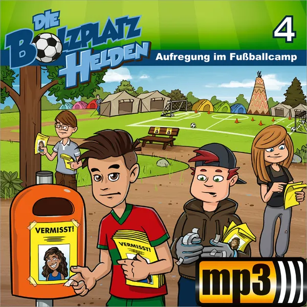 Produktbild des Artikels Aufregung im Fußballcamp - Folge 4 (MP3-Hörspiel - Download)