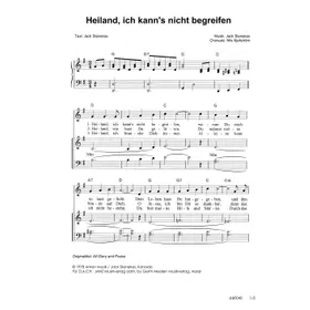 Produktbild des Artikels Heiland, ich kann's nicht begreifen (Noten - Download)