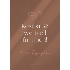 Produktbild des Artikels Mein Tagesplan "kostbar & wertvoll für mich!" (Schreibwaren)