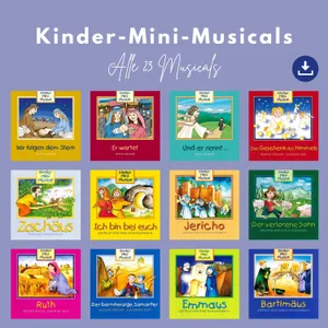 Produktbild des Artikels Kinder-Mini-Musicals - Alle 23 Musicals (MP3-Album - Download)