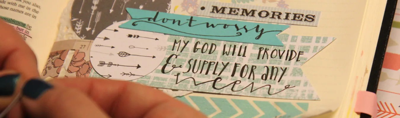 Banner - Bible Art Journaling - Beispielseiten