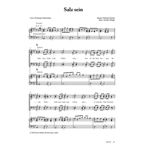 Produktbild des Artikels Salz sein (Noten - Download)