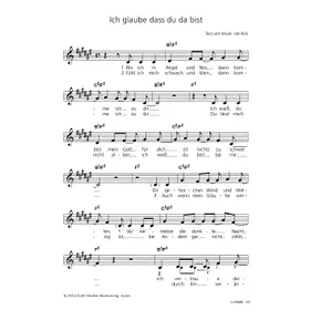 Produktbild des Artikels Ich glaube, dass du da bist (Noten - Download)