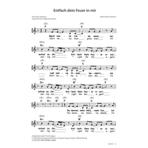 Produktbild des Artikels Entfach dein Feuer in mir (Noten - Download)
