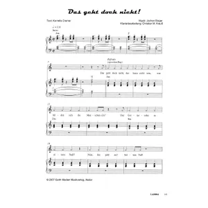 Produktbild des Artikels Das geht doch nicht (Noten - Download)