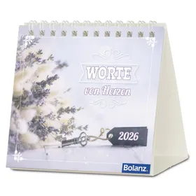 Produktbild des Artikels Worte von Herzen 2026 - Minikalender (Kalender - Spiralbindung)