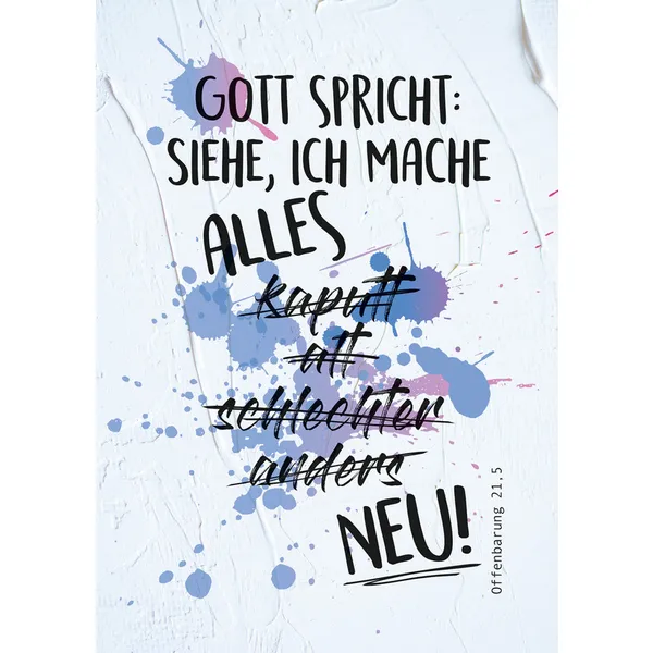 Produktbild des Artikels Jahreslosung 2026 - Stundenentwurf und Postkarten (10 Ex.) für Teens und junge E (Buch - Geheftet)