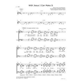 Produktbild des Artikels With Jesus I Can Make It (Noten - Download)