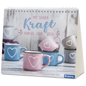 Produktbild des Artikels Mit seiner Kraft durchs Jahr 2026 - Postkartenkalender (Kalender - Spiralbindung)