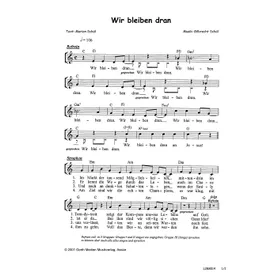 Produktbild des Artikels Wir bleiben dran (Noten - Download)