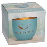 Stimmungsbild zu Windlicht LichterZeit "Geborgen und behütet" - blau