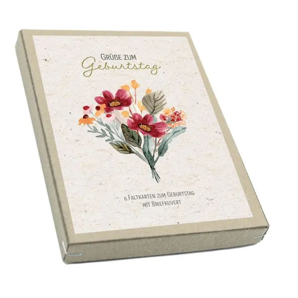 Produktbild des Artikels Kartenbox - Grüße zum Geburtstag (Schreibwaren)