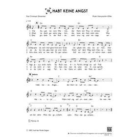 Produktbild des Artikels Habt keine Angst (einstimmig) (Noten - Download)