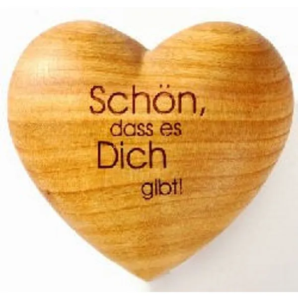 Produktbild des Artikels Handschmeichler Herz "Schön, dass es Dich gibt" ()