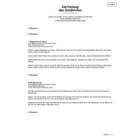 Produktbild des Artikels Die Heilung des Gelähmten (Liedtexte) (Noten - Download)