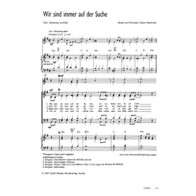 Produktbild des Artikels Wir sind immer auf der Suche (Noten - Download)