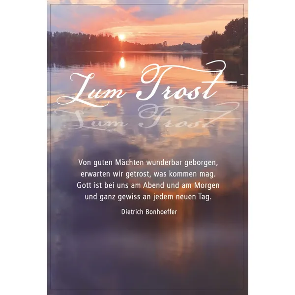 Produktbild des Artikels Faltkarte - Trauer (Schreibwaren)