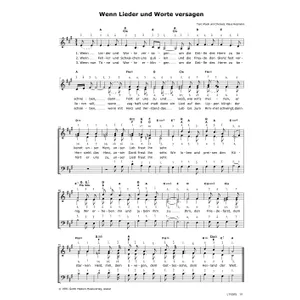 Produktbild des Artikels Wenn Lieder und Worte versagen (Noten - Download)