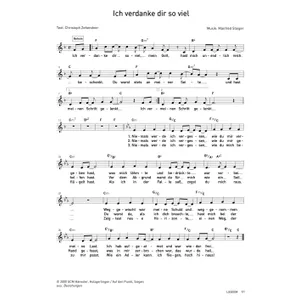 Produktbild des Artikels Ich verdanke dir so viel (Noten - Download)