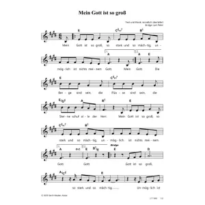 Produktbild des Artikels Mein Gott ist so groß (Noten - Download)