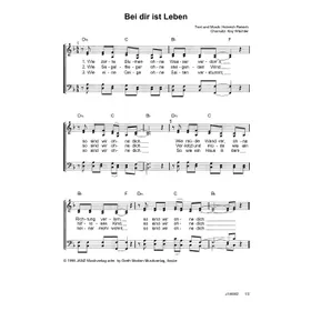 Produktbild des Artikels Bei dir ist Leben (Noten - Download)