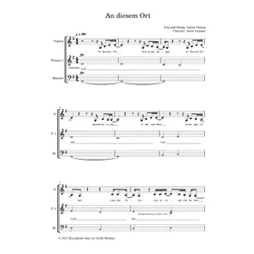 Produktbild des Artikels An diesem Ort (Noten - Download)