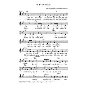 Produktbild des Artikels In die leben wir (Noten - Download)