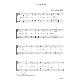 Produktbild des Artikels Großer Gott (Noten - Download)