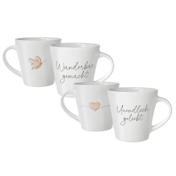 Produktbild des Artikels Tassenset – geliebt & wunderbar ()