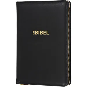 Produktbild des Artikels Schlachter 2000 - Taschenausgabe,Kalbsleder,flex.Einband,Reißverschluss,Goldschn (Bibel - Leder)