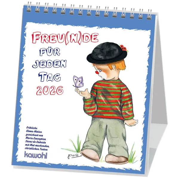 Produktbild des Artikels Freu(n)de für jeden Tag 2026 - Postkartenkalender (Kalender - Spiralbindung)