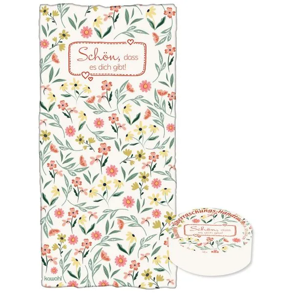 Produktbild des Artikels Überraschungs-Handtuch: Schön, dass es dich gibt ()