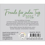 Stimmungsbild zu Freude für jeden Tag 2026 - Mini-Aufstellkalender
