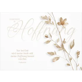 Produktbild des Artikels Faltkarte Trauer "Hoffnung" (Schreibwaren)