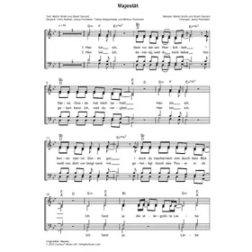 Produktbild des Artikels Majestät (Noten - Download)