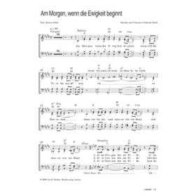 Produktbild des Artikels Am Morgen, wenn die Ewigkeit beginnt (Noten - Download)