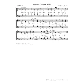 Produktbild des Artikels Lobet den Herrn, alle Heiden (Noten - Download)