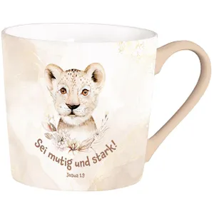Produktbild des Artikels Tasse "Sei mutig und stark!" ()