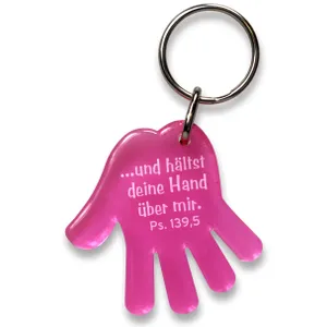 Produktbild des Artikels Schlüsselanhänger "Hand" - pink ()