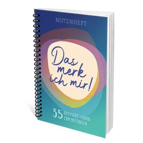 Produktbild des Artikels Das merk ich mir! Notenheft (Liederbuch - Spiralbindung)