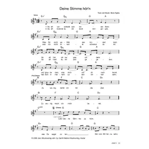 Produktbild des Artikels Deine Stimme hör'n (Noten - Download)