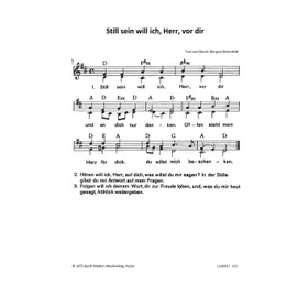 Produktbild des Artikels Still sein will ich Herr vor dir (Noten - Download)