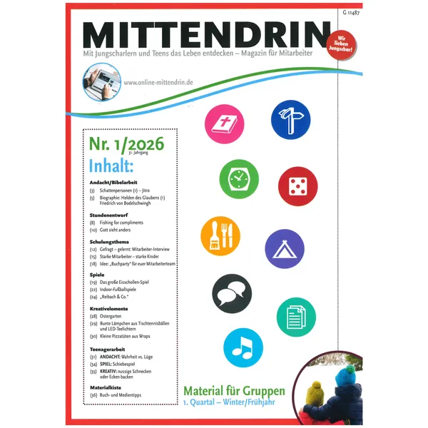 Produktbild des Artikels Mittendrin 1/2026 (Zeitschrift - Geheftet)