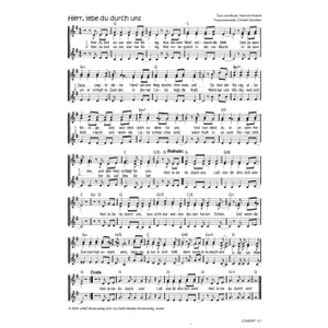 Produktbild des Artikels Herr, lebe du durch uns (Noten - Download)